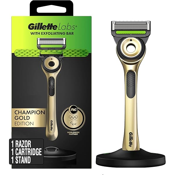 Gillette Labs Black & Gold Editionジレットラボ GilletteLabs Exfoliating Bar Razor Black and Gold Edition (2 Count
